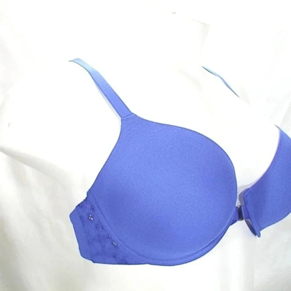 38DDD Unveiled Felina Beautiful Love Front‎ Close Bra Blue NWT - Picture 10 of 11